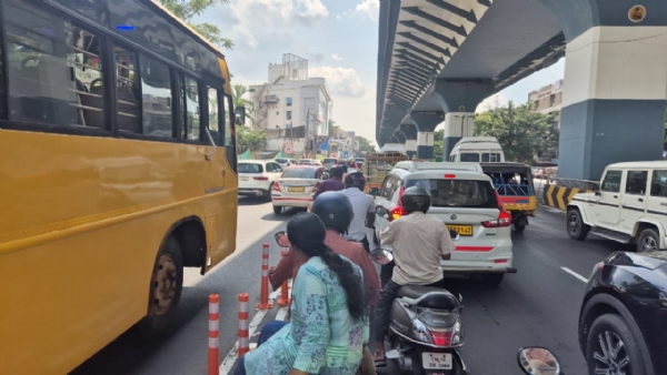 Coimbatore, Avinashi Road new flyover inaugurated: Heavy traffic congestion at Uppilipalayam Roundabout – Public urge authorities to make alternative arrangements