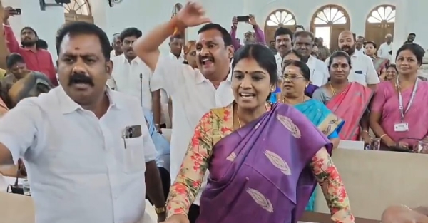 At the Coimbatore Municipal Corporation council meeting, AIADMK council party leader Prabhakaran sparked a heated debate by claiming that the Avinashi Road flyover in Coimbatore was made possible due to the efforts of former Chief Minister Edappadi K. Palaniswami and former Minister S.P. Velumani during the AIADMK rule.