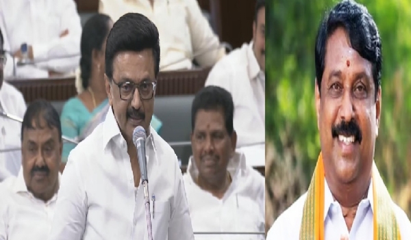 சட்டப்பேரவையில் முதல்வர் ஸ்டாலின் நயினார் நாகேந்திரனுக்கு பிறந்த நாள் வாழ்த்து தெரிவித்தார்