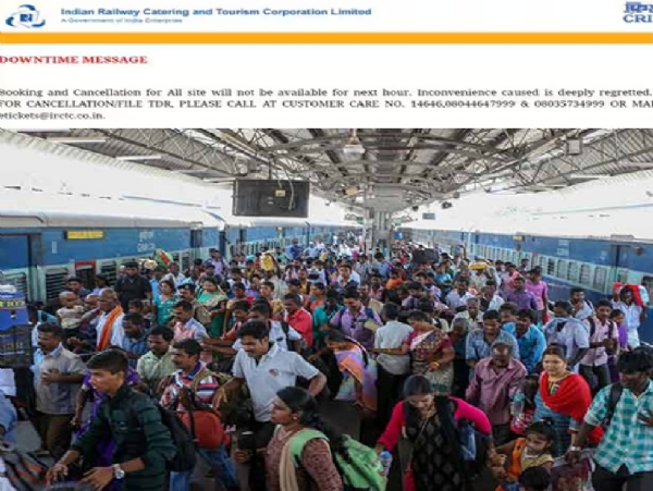 தீபாவளி பண்டிகை ரயில் முன்பதிவால் ரெயில்வே இணையதளம் முடங்கியது