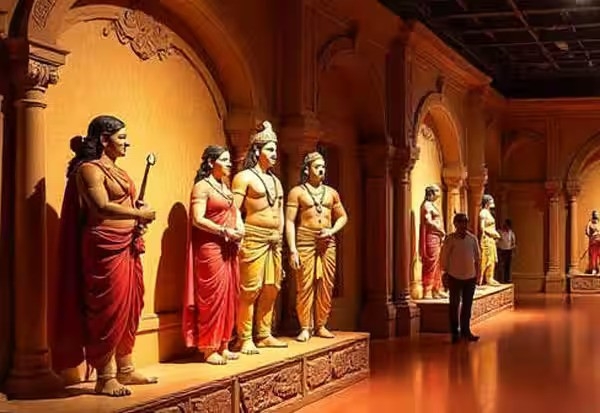 நாளை அயோத்தியில் ராமாயண இதிகாசத்தை மையப்படுத்தி  மெழுகு அருங்காட்சியகம் திறக்கப்பட உள்ளது