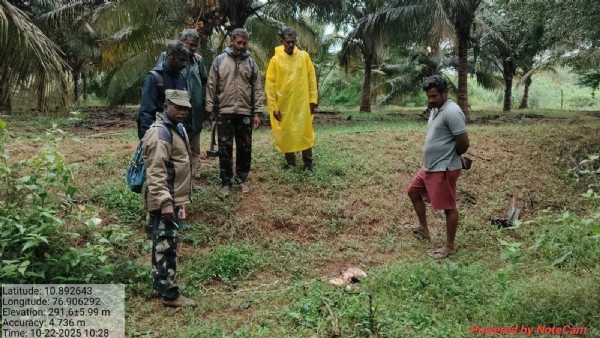 CCTV footage has emerged showing a leopard entering a garden near Ettimadai in Coimbatore and carrying away a pet dog, which has caused shock among the people.