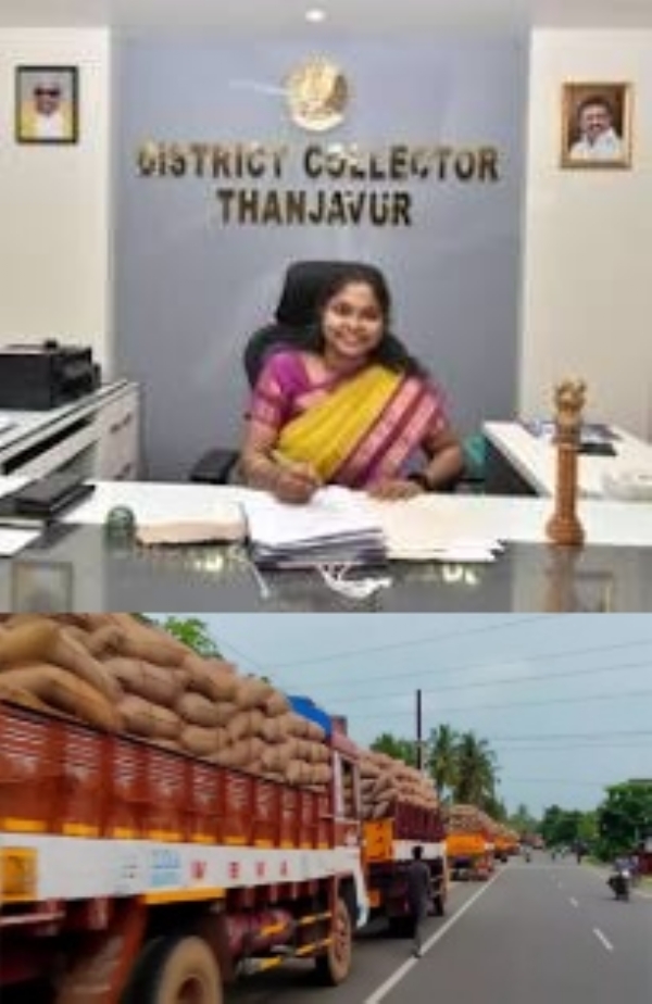 இன்று தஞ்சை மாவட்டத்தில் நேரடி நெல் கொள்முதல் நிலையங்கள் இயங்கும் - மாவட்ட கலெக்டர் அறிவிப்பு