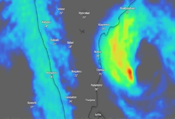 சென்னைக்கு 600 கி.மீ தென் கிழக்கில் மோன்தா புயல் மையம் - சென்னையில் இன்று கனமழைக்கு வாய்ப்பு