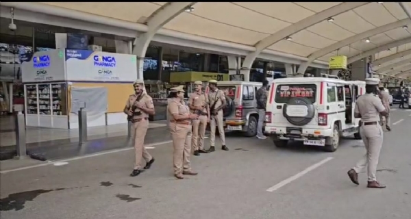 Tight police security in place ahead of Vice President C. P. Radhakrishnan’s visit to Coimbatore.