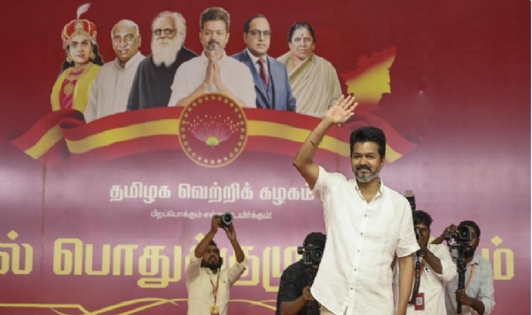 பனையூரில் இன்று தமிழக வெற்றி கழகம் கட்சியின் நிர்வாகக் குழுக் கூட்டம்