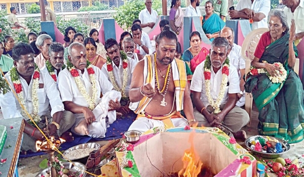 பசும்பொன்னில் நாளை தேவர் குருபூஜை விழா - இன்று 2ஆம் கால யாகசாலை பூஜை