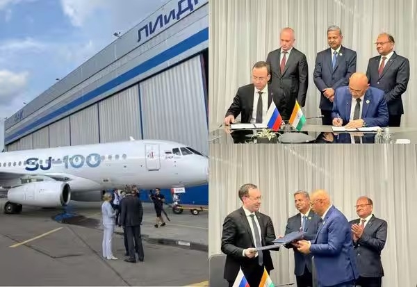 இந்தியாவில் ரஷ்யாவின் சுகோய் சூப்பர் ஜெட் SJ-100 விமானங்களை தயாரிக்க புரிந்துணர்வு ஒப்பந்தம் கையெழுத்து இந்தியாவில் ரஷ்யாவின் சுகோய் சூப்பர் ஜெட் SJ-100 விமானங்களை தயாரிக்க புரிந்துணர்வு ஒப்பந்தம் கையெழுத்து