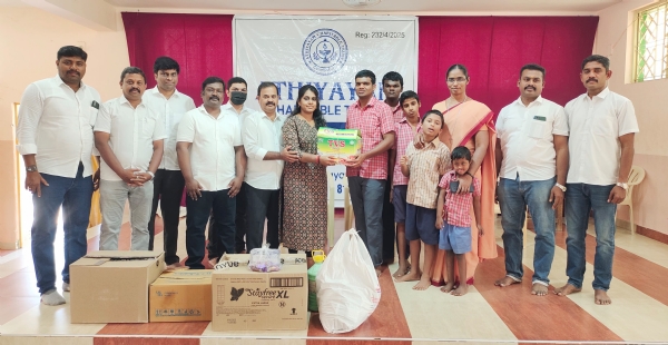 Essential supplies were provided and lunch was served to a special children’s school and rehabilitation center on behalf of Kovai Adhiyam Charitable Trust. Essential supplies were provided and lunch was served to a special children’s school and rehabilitation center on behalf of Kovai Adhiyam Charitable Trust.