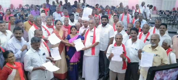 At Coimbatore Government Medical College, 100 members of the Marxist Communist Party donated their bodies for medical research studies. At Coimbatore Government Medical College, 100 members of the Marxist Communist Party donated their bodies for medical research studies.