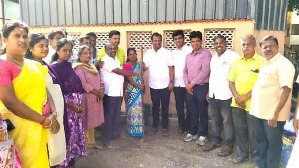 A new stormwater drainage system worth 20 lakh rupees is being constructed in the area under Coimbatore Corporation Ward No. 27. A new stormwater drainage system worth 20 lakh rupees is being constructed in the area under Coimbatore Corporation Ward No. 27.