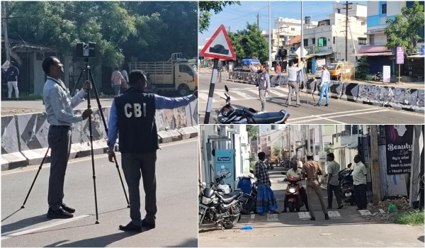 கரூர் கூட்ட நெரிசல் வழக்கு -  2-வது நாளாக சிபிஐ அதிகாரிகள் ஆய்வு கரூர் கூட்ட நெரிசல் வழக்கு -  2-வது நாளாக சிபிஐ அதிகாரிகள் ஆய்வு