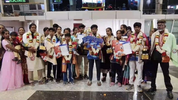 Coimbatore students achieved a remarkable feat by winning gold medals at the international Indo-Nepal SGADF 2025 sports competitions held in Nepal. Coimbatore students achieved a remarkable feat by winning gold medals at the international Indo-Nepal SGADF 2025 sports competitions held in Nepal.