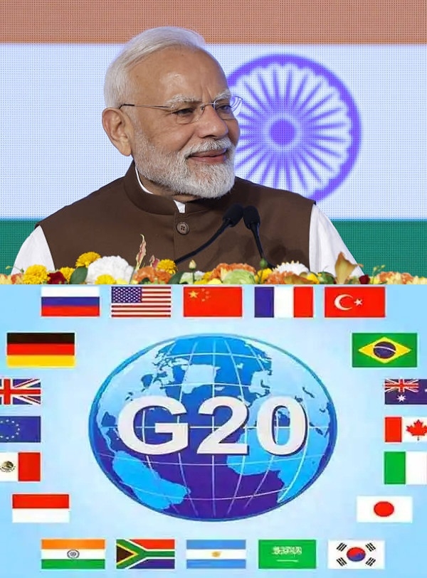 வரும் நவம்பர் 22 மற்றும் 23ம் தேதிகளில் தென்னாப்ரிக்காவில் நடக்கும் ஜி 20 உச்சிமாநாட்டில் பங்கேற்கிறார் பிரதமர் மோடி