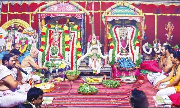 ஸ்ரீகாளஹஸ்தி சிவன் கோவிலில் இந்த ஆண்டுக்கான லட்ச வில்வார்ச்சனை, லட்ச குங்குமார்ச்சனை மற்றும் சிறப்பு பூஜைகள் தொடக்கம்