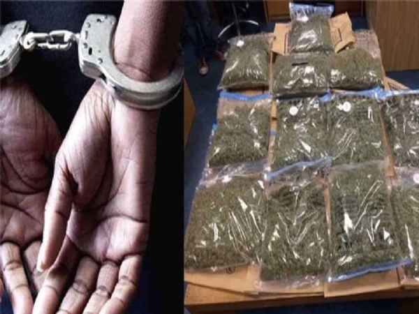 கஞ்சா கடத்திய 3 சிறுவர்கள் உட்பட 5 பேர்  கைது - 4 கிலோ கஞ்சா பறிமுதல் செய்து போலீசார் விசாரணை