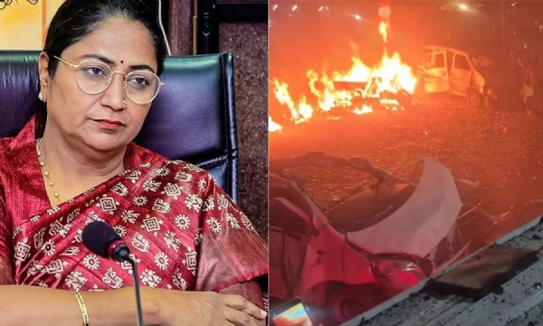 டெல்லி செங்கோட்டை கார் வெடிப்பில் உயிரிழந்தவர்களின் குடும்பங்களுக்கு டெல்லி முதல்வர் ரேகா குப்தா நிவாரண நிதி அறிவிப்பு டெல்லி செங்கோட்டை கார் வெடிப்பில் உயிரிழந்தவர்களின் குடும்பங்களுக்கு டெல்லி முதல்வர் ரேகா குப்தா நிவாரண நிதி அறிவிப்பு