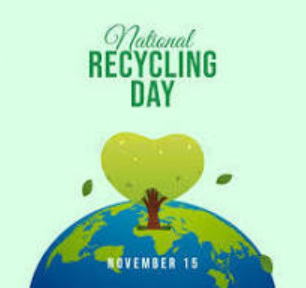 இன்று (நவம்பர் 15) தேசிய மறுசுழற்சி தினம் (National Recycling Day) இன்று (நவம்பர் 15) தேசிய மறுசுழற்சி தினம் (National Recycling Day)