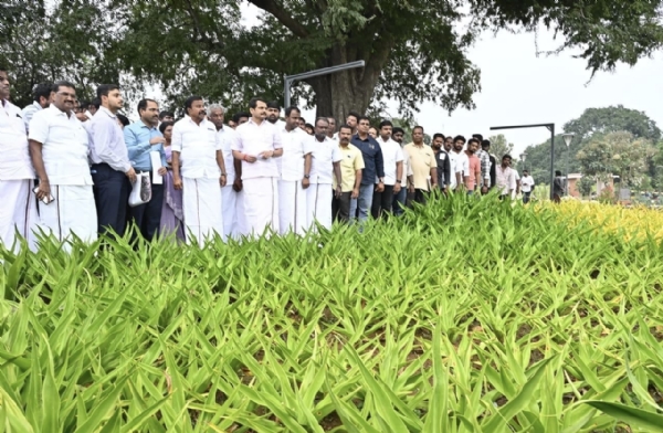 The works at the Coimbatore Classical Language Park are in their final stages, and the Chief Minister will inaugurate it at the end of this month – Minister K. N. Nehru said in an interview. The works at the Coimbatore Classical Language Park are in their final stages, and the Chief Minister will inaugurate it at the end of this month – Minister K. N. Nehru said in an interview.