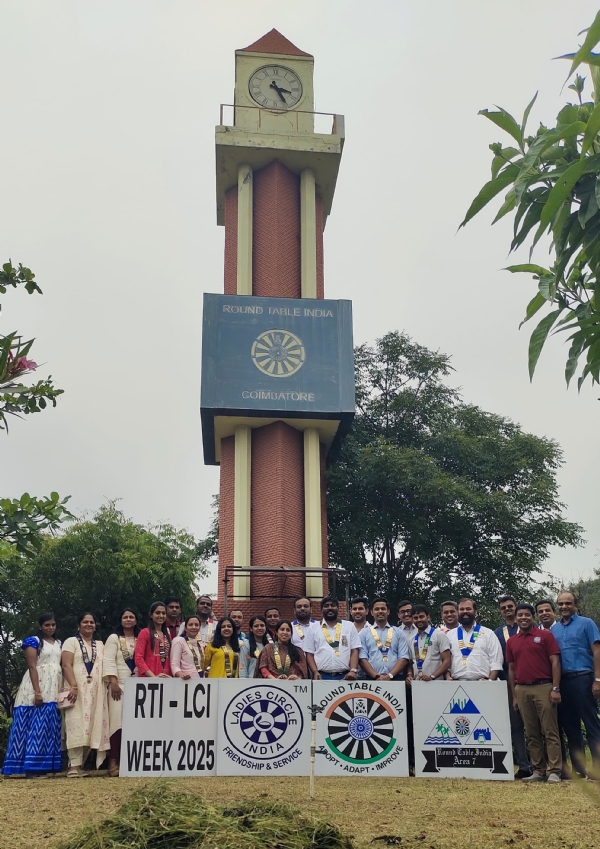 As part of the Round Table India Week celebrations, various social service activities were organized by Coimbatore City Round Table 31 and Ladies Circle 16. As part of the Round Table India Week celebrations, various social service activities were organized by Coimbatore City Round Table 31 and Ladies Circle 16.
