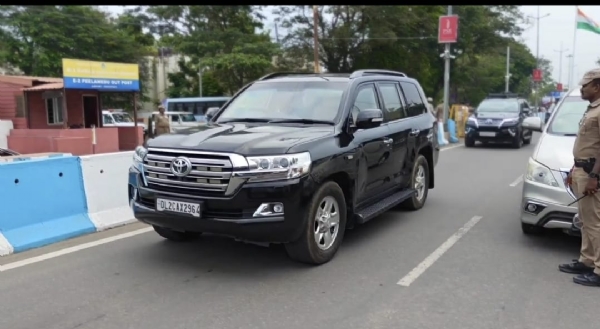 In connection with the Prime Minister’s visit to Coimbatore, police conducted a security drill and a convoy trial run. In connection with the Prime Minister’s visit to Coimbatore, police conducted a security drill and a convoy trial run.