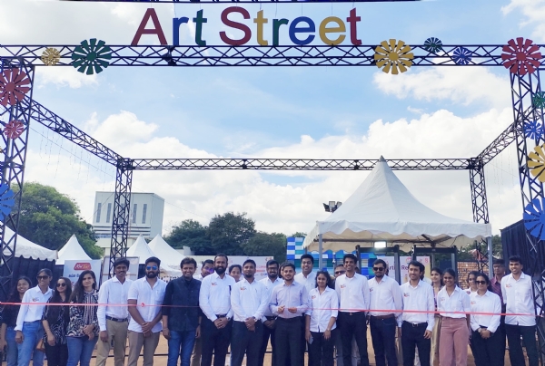 As part of the Coimbatore festival, the Art Street event has received great appreciation and enthusiastic response from both the public and children.