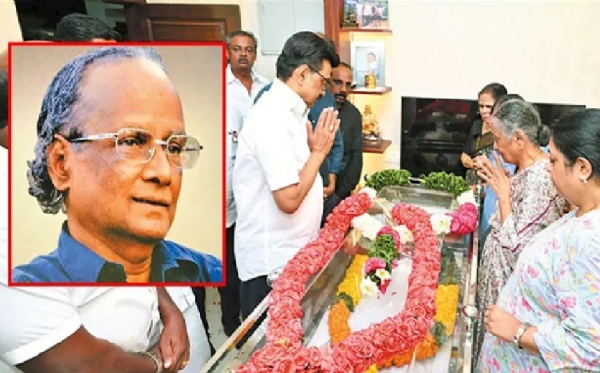 மறைந்த கவிஞர் ஈரோடு தமிழன்பன் உடலுக்கு காவல்துறை மரியாதையுடன் இன்று இறுதி அஞ்சலி - மு.க.ஸ்டாலின் அறிவிப்பு