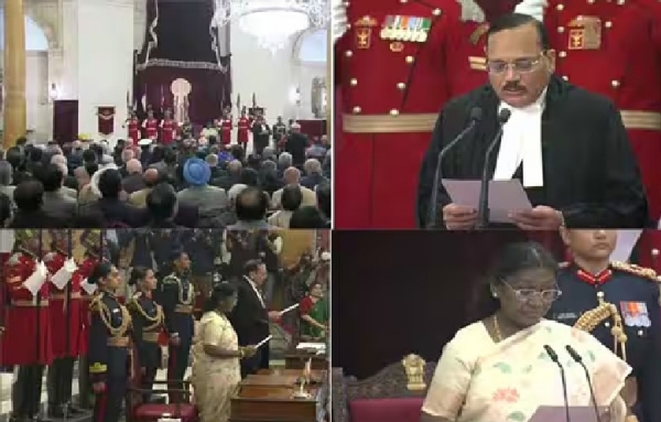 உச்ச நீதிமன்றத்தின் 53வது தலைமை நீதிபதியாக சூர்யகாந்த் பதவியேற்பு உச்ச நீதிமன்றத்தின் 53வது தலைமை நீதிபதியாக சூர்யகாந்த் பதவியேற்பு