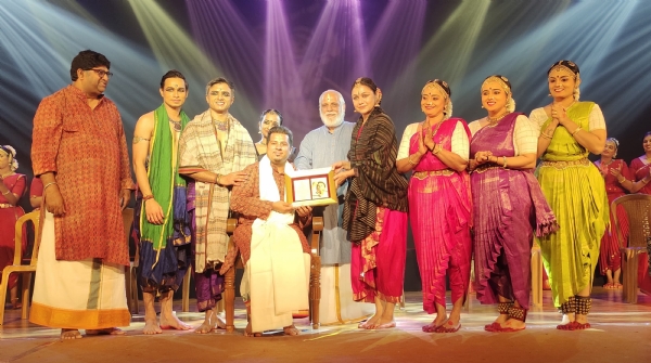 In Coimbatore, the prestigious title “Nruthya Sangeetha Nipuna” was conferred upon Sri Rohit Bhat Uppoor.