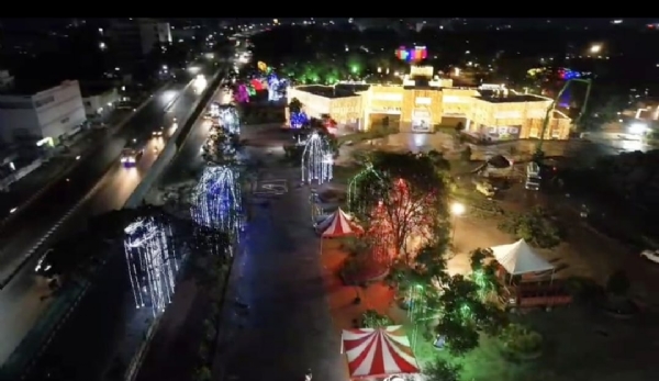 The drone video of the classical language park that the Chief Minister is going to inaugurate today in Coimbatore.