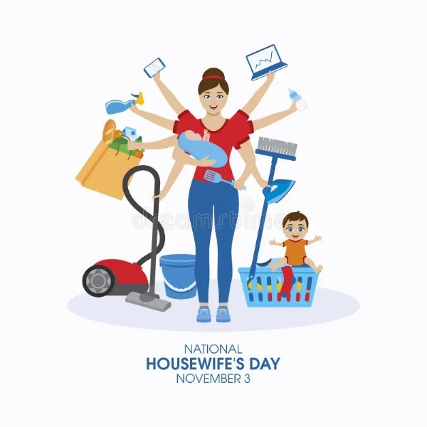 இன்று (நவம்பர் 3) தேசிய இல்லத்தரசி தினம் (National Housewife Day)