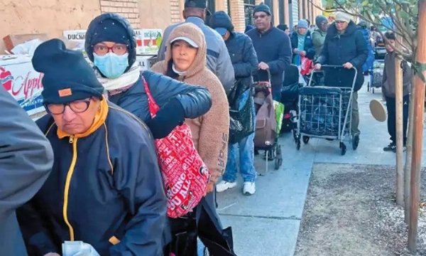 அமெரிக்காவில் குறைந்த வருமானம் கொண்ட குடும்பங்களுக்கு உதவித்தொகை மானியம் நிறுத்தம் - உணவின்றி ஏழைகள் அவதி