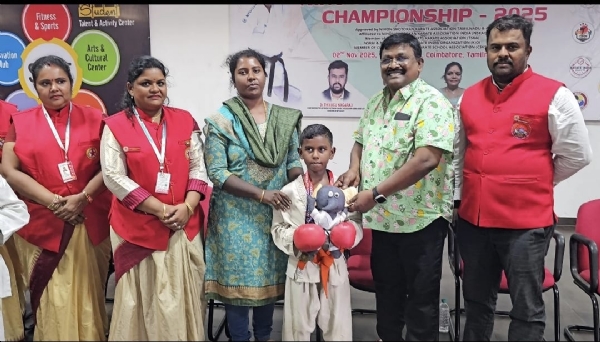 Actor Benjamin inaugurated the state-level karate competition held under the banner of My Karate International in Coimbatore.