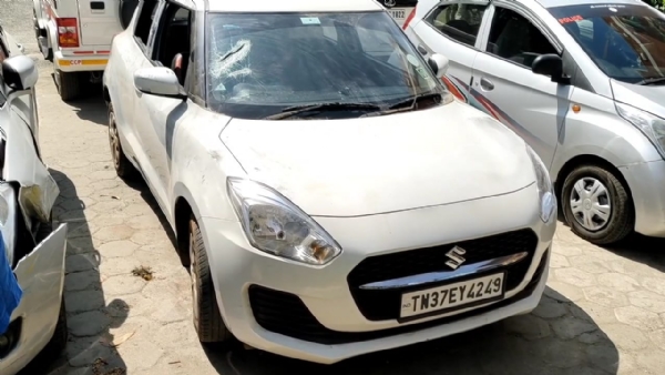 The car belonging to the male friend of the college girl, who was sexually assaulted, has been recovered and kept at the Peelamedu police station. The car belonging to the male friend of the college girl, who was sexually assaulted, has been recovered and kept at the Peelamedu police station.