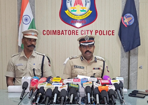 Incident of firing at culprits in a Coimbatore theft case leading to their arrest – Interview with the City Police Commissioner. Incident of firing at culprits in a Coimbatore theft case leading to their arrest – Interview with the City Police Commissioner.