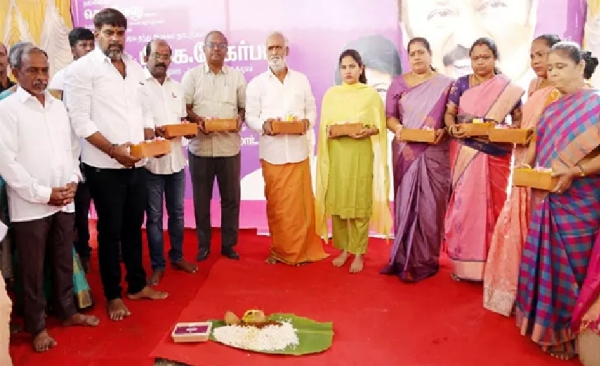 ரூ.49.70 லட்சம் மதிப்பீட்டில் பல்நோக்கு மையக் கட்டிடத்திற்கு அமைச்சர் சேகர்பாபு இன்று அடிக்கல் நாட்டினார் ரூ.49.70 லட்சம் மதிப்பீட்டில் பல்நோக்கு மையக் கட்டிடத்திற்கு அமைச்சர் சேகர்பாபு இன்று அடிக்கல் நாட்டினார்