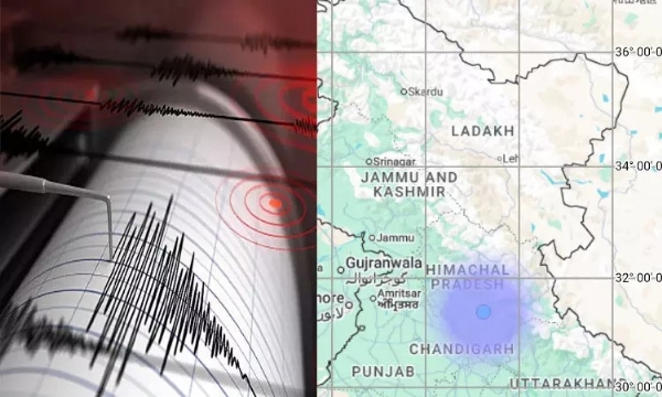 இன்று அதிகாலை இமாச்சல பிரதேசத்தின் மண்டி பகுதியில் நிலநடுக்கம் - தேசிய நில அதிர்வு மையம் தகவல் இன்று அதிகாலை இமாச்சல பிரதேசத்தின் மண்டி பகுதியில் நிலநடுக்கம் - தேசிய நில அதிர்வு மையம் தகவல்