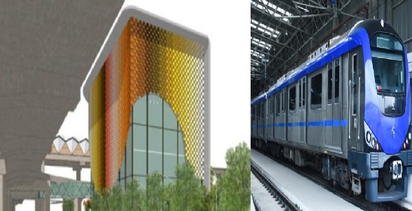 மெட்ரோ நிலைய நுழைவு மற்றும் வெளியேறும் கட்டமைப்புகளை வடிவமைக்க ரூ.268.80 கோடி மதிப்பில் ஒப்பந்தம்