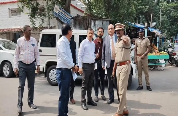 கரூர் கூட்ட நெரிசல் வழக்கு - வேலுசாமிபுரத்தில்  தேசிய பேரிடர் மேலாண்மைக் குழு ஆய்வு