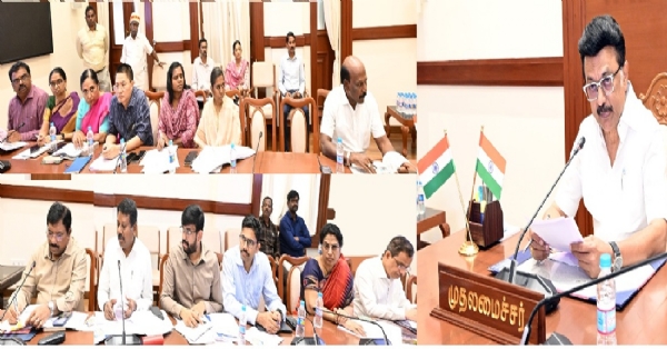 “நலம் காக்கும் ஸ்டாலின்” திட்டத்தின் செயல்பாடு குறித்து முதல்வர் தலைமையில் ஆலோசனை கூட்டம் “நலம் காக்கும் ஸ்டாலின்” திட்டத்தின் செயல்பாடு குறித்து முதல்வர் தலைமையில் ஆலோசனை கூட்டம்