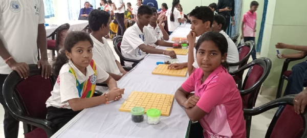 National level Go Game; Coimbatore students went to Odisha and won 13 gold medals. National level Go Game; Coimbatore students went to Odisha and won 13 gold medals.