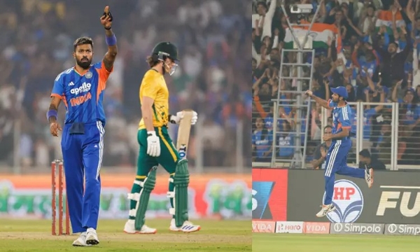 தென்ஆப்பிரிக்காவை 30 ரன்கள் வித்தியாசத்தில் வீழ்த்தி 5 போட்டிகள் கொண்ட20 ஓவர் கிரிக்கெட் தொடரை கைப்பற்றிய இந்தியா