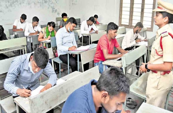 தமிழகம் முழுவதும் 46 மையங்களில் இன்று காவல் உதவி ஆய்வாளர் பணியிடங்களுக்கு எழுத்துத் தேர்வு