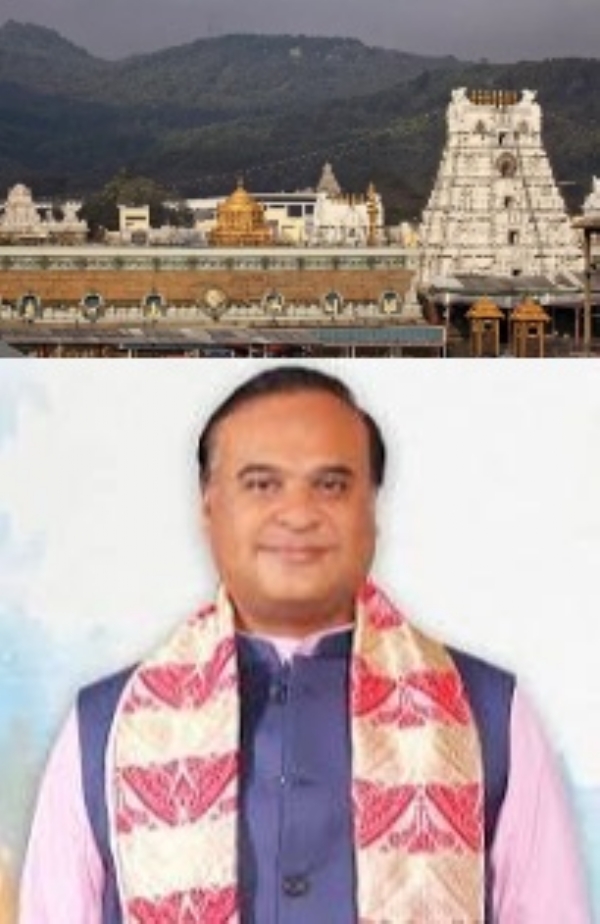 விரைவில் ஏழுமலையான் கோவில் கட்டுமான பணி அசாமில் தொடக்கம் - முதல்-மந்திரி ஹிமந்த பிஸ்வா ஒப்புதல்