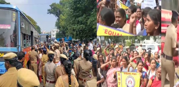 சென்னையில் போராட்டத்தில் ஈடுபட்ட இடைநிலை ஆசிரியர்கள் கைது சென்னையில் போராட்டத்தில் ஈடுபட்ட இடைநிலை ஆசிரியர்கள் கைது