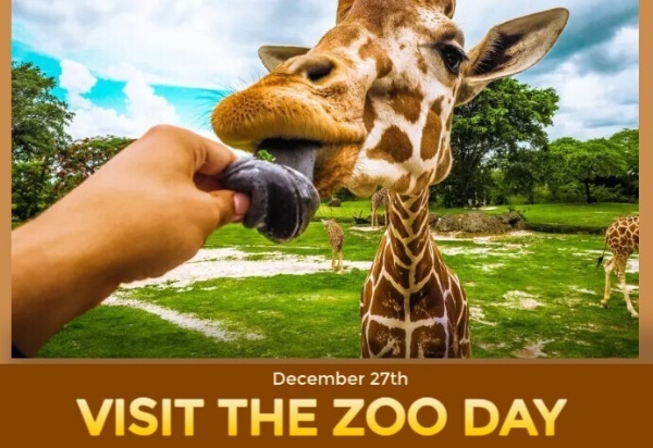 இன்று (டிசம்பர் 27) மிருகக்காட்சி சாலைக்கு வருகை தரும் தினம்