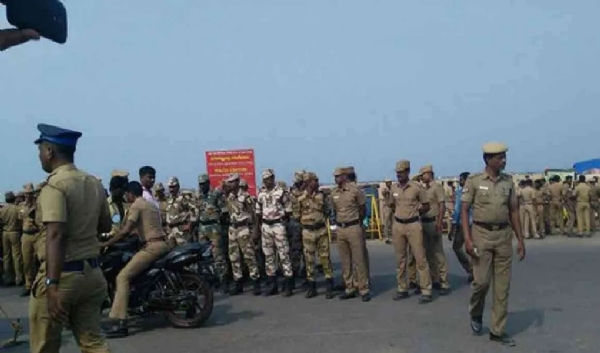 தூய்மைப் பணியாளர்கள் பேரணி - பாதுகாப்பு பணியில் போலீசார் தீவிரம்