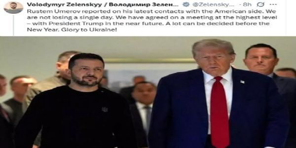 உக்ரைன், ரஷியா பேச்சுவார்த்தை தொடர்பாக டொனால்டு டிரம்ப்பை விரைவில் சந்திக்க உள்ளேன் - ஜெலன்ஸ்கி