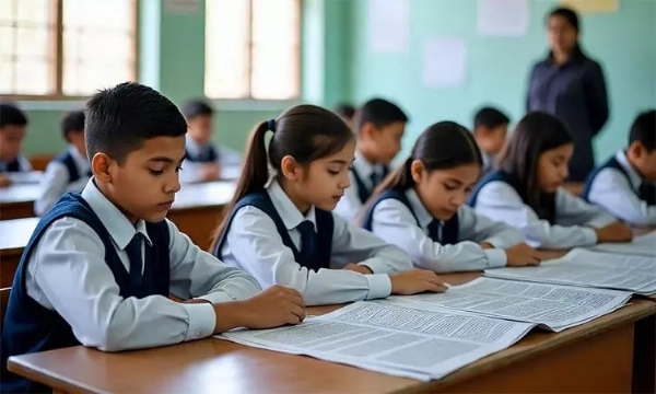 உத்தரபிரதேச மாநிலத்தில் அனைத்து அரசுப்பள்ளிகளிலும் தினமும் மாணவ, மாணவியர் செய்தித்தாள் வாசிப்பதை கட்டாயமாக்கி அரசு உத்தரவு