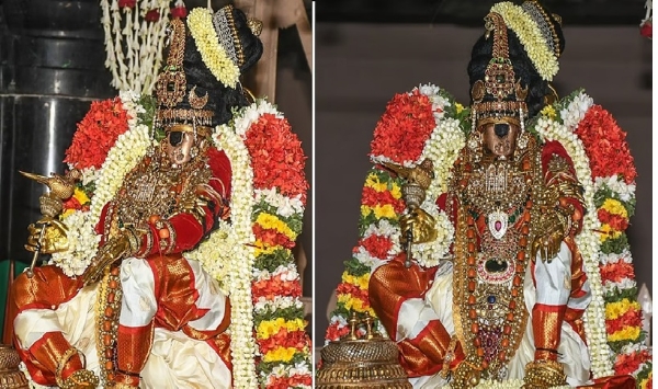 ஸ்ரீரங்கம் ரங்கநாதர் கோயிலில் - இன்று பகல் பத்து உற்சவத்தின் 10ம் நாள் விழா ஸ்ரீரங்கம் ரங்கநாதர் கோயிலில் - இன்று பகல் பத்து உற்சவத்தின் 10ம் நாள் விழா